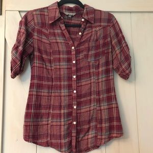 Nordstrom Plaid button up